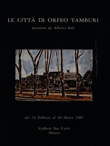Le città di Orfeo Tamburi - Alberico Sala - copertina