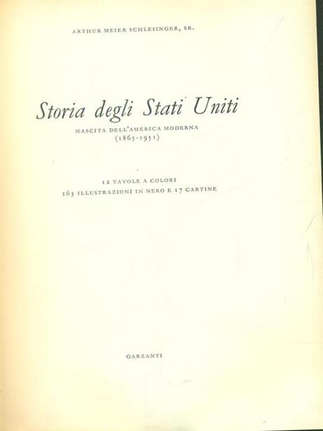 Storia degli stati uniti - Arthur M. jr. Schlesinger - 4