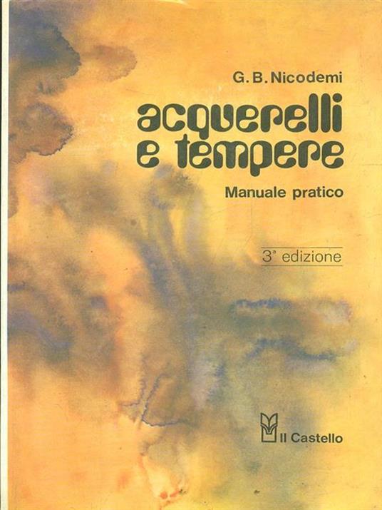 Acquarelli e tempere - Giorgio Nicodemi - copertina