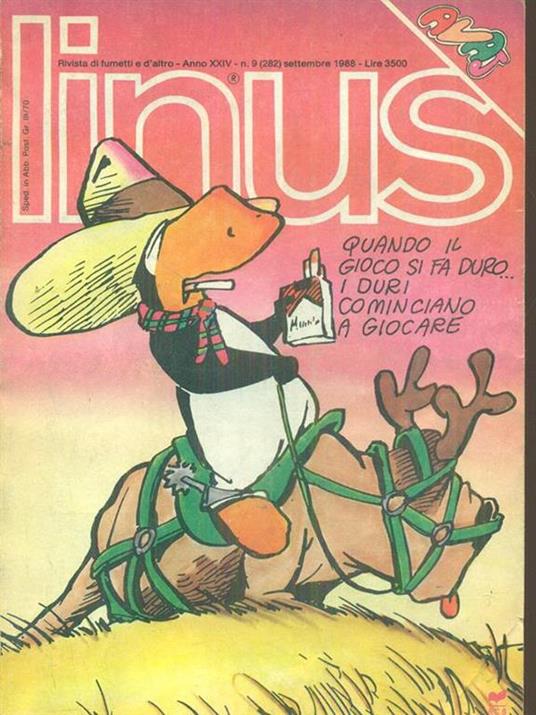 Linus 9 / settembre 1988 - copertina