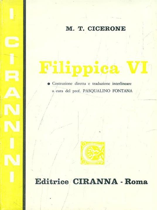 Filippica IV - M. Tullio Cicerone - 2