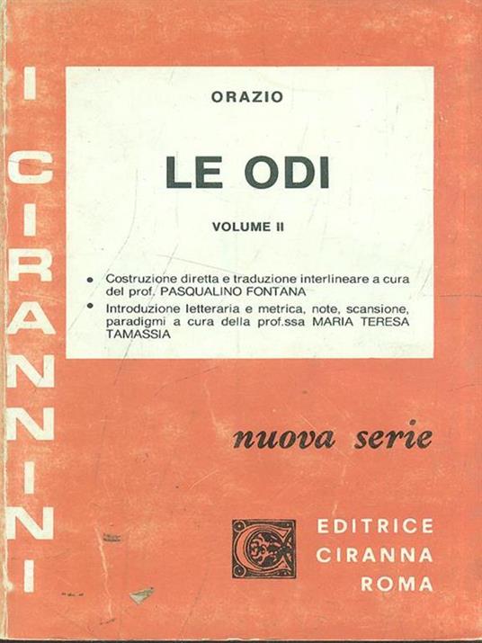 Le Odi II - Q. Flacco Orazio - 5