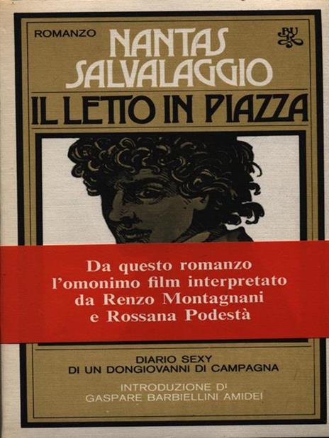 Il letto in piazza - Nantas Salvalaggio - copertina