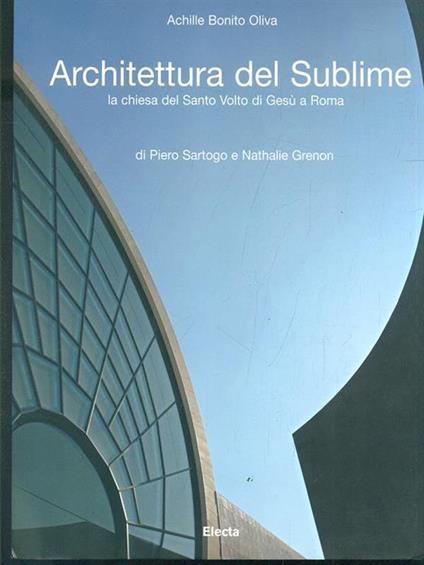 Architettura del Sublime - Piero Sartogo - copertina
