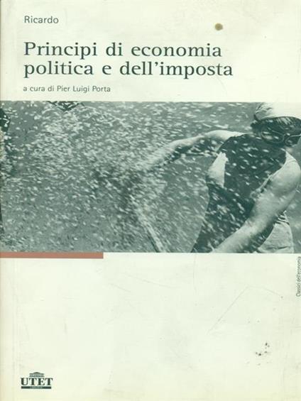 Principi di economia politica e dell'imposta - David Ricardo - copertina