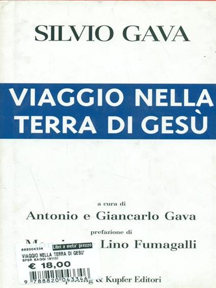 Viaggio nella terra di Gesù - Silvio Gava - copertina