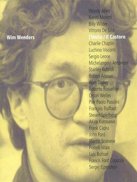 Wim Wenders - Filippo D'Angelo - copertina