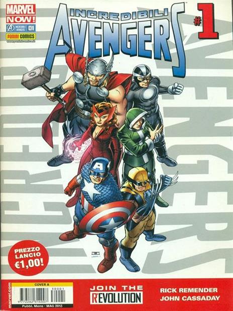 Incredibili avengers 1. Maggio 2013 - copertina