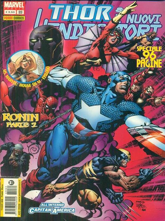 Thor & i nuovi vendicatori 89 - copertina