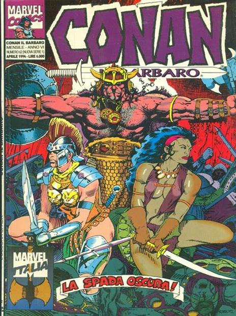 Conan il barbaro N. 62. La spada oscura - copertina