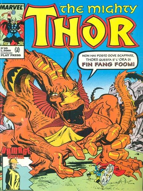 The Mighty Thor N. 25 / Marzo 1992 - copertina