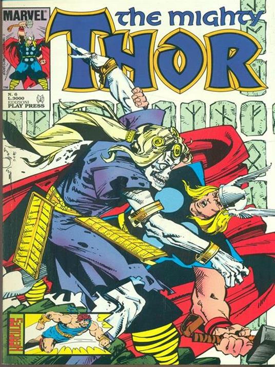 The Mighty Thor n. 6 / Maggio 1991 - copertina