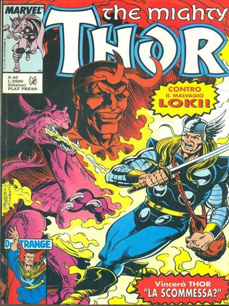 The Mighty Thor n. 40 / Novembre 1992 - copertina