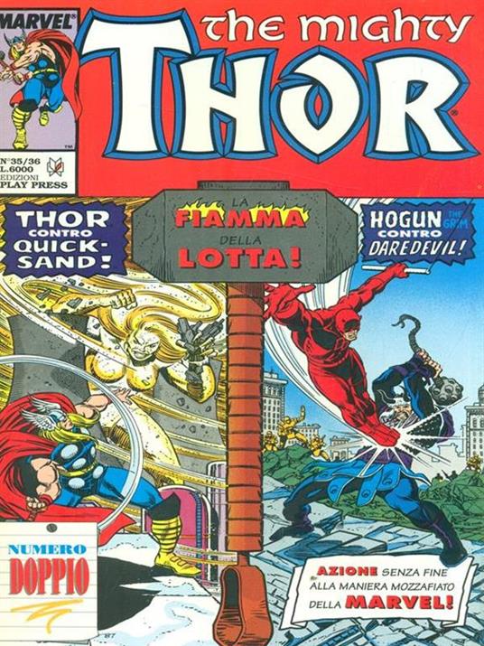 The Mighty Thor n. 35/36 Luglio/Agosto 1992 - copertina