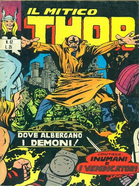 Il mitico Thor n.62. 28 agosto 1973 - copertina