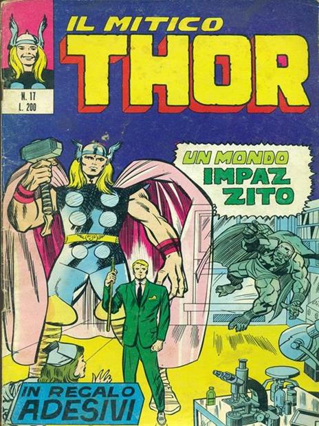 Il mitico Thor n.17. 23 novembre 1971 - copertina