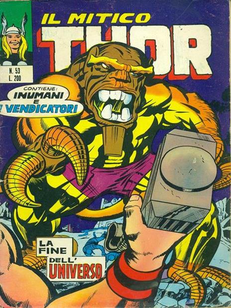 Il mitico Thor n. 53. 10 aprile 1973 - copertina