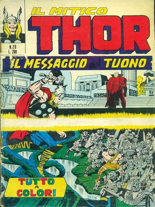 Il mitico Thor n.29 - 9 maggio 1972 - copertina