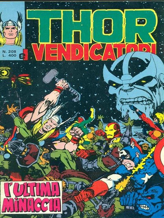 Il mitico Thor n. 208. 2 aprile 1979 - copertina