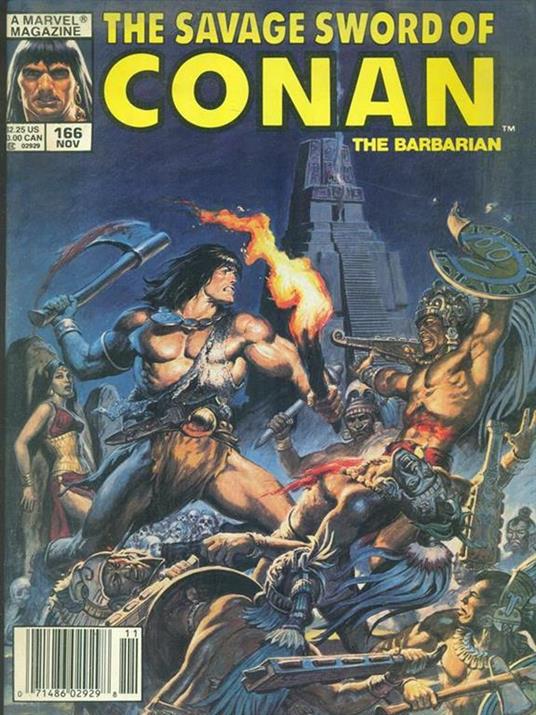 The savage sword of Conan the barbarian. N. 166 Nov 1989 - 7