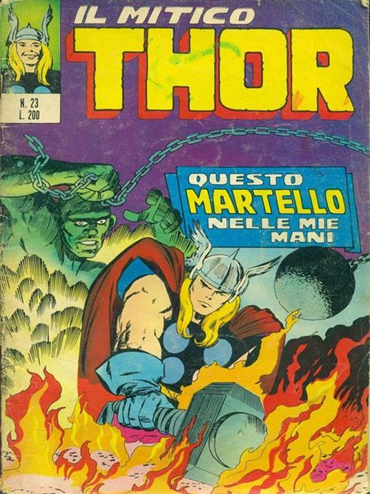 Il mitico Thor n.23 - 15 febbraio 1972 - copertina