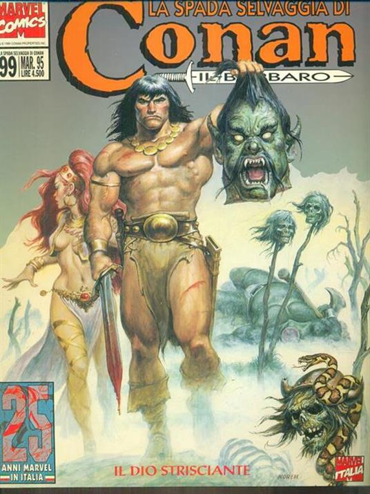 La spada selvaggia di conan 99 / Il Dio strisciante - copertina