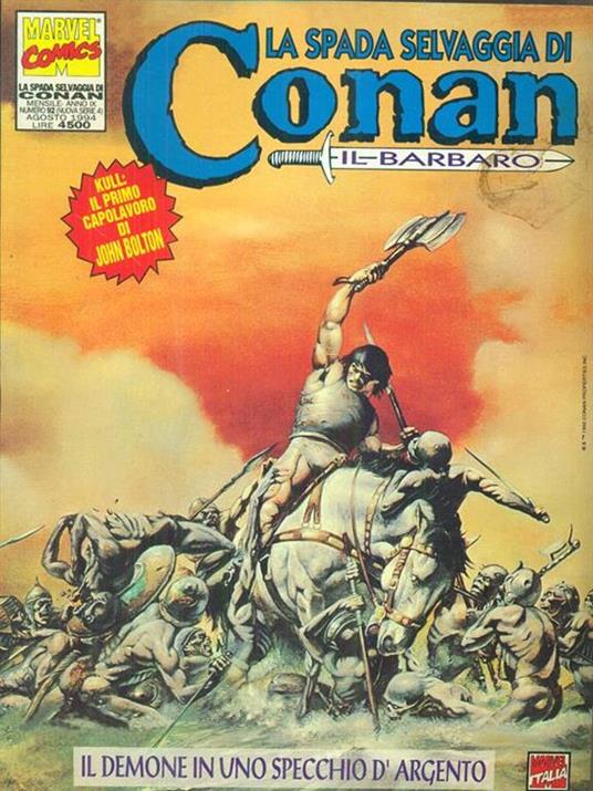 La spada selvaggia di conan 92 / il demone in uno specchio d'argento - 9