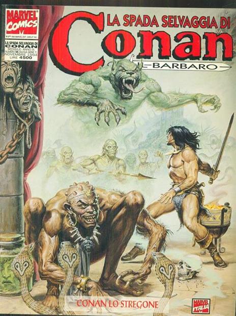 La spada selvaggia di conan 95 / Conan lo stregone - copertina