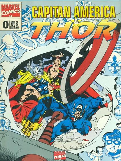 Capitan America & Thor N. 0 - Novembre 1994 - copertina