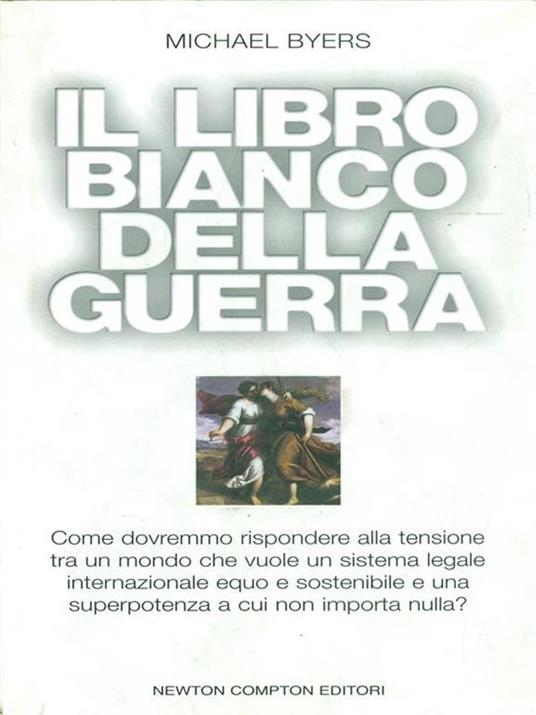 Il libro bianco della guerra - Michael Byers - copertina