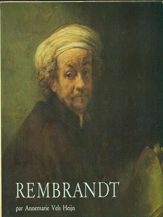 Rembrandt - Annemarie Vels Heijn - copertina