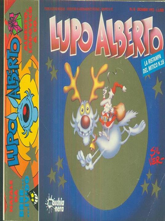 Lupo Alberto 18 / dicembre 1992 - Silver - copertina