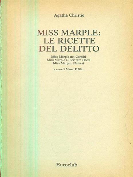 Miss Marple nei Caraibi - Agatha Christie - copertina