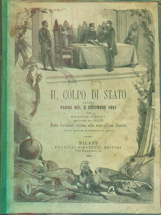 Il colpo di stato ovvero Parigi nel 2 dicembre 1851 - copertina