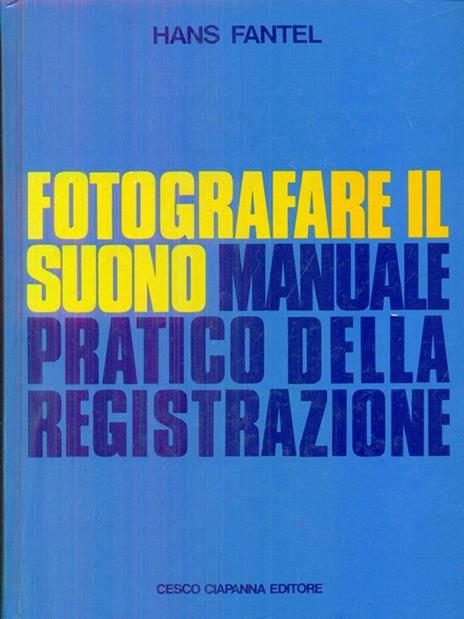 Fotografare il suono - copertina