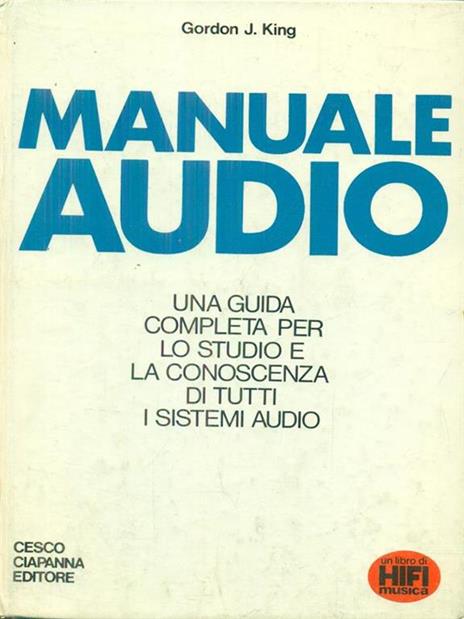 Manuale audio - Gordon J. King - copertina