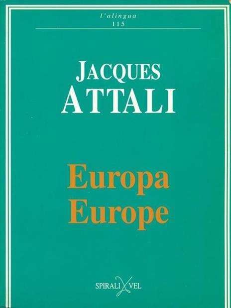 Europa, Europe - Jacques Attali - copertina