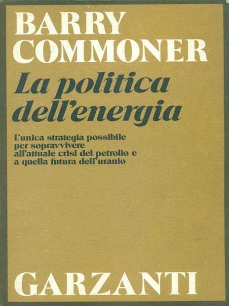 La politica dell'energia - Barry Commoner - 8