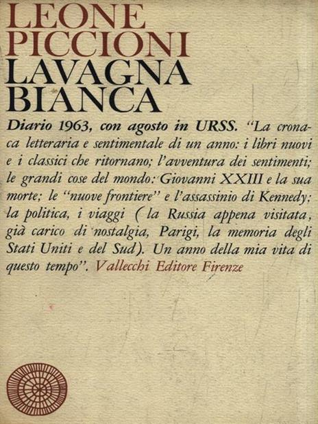 Lavagna bianca - Leone Piccioni - 2