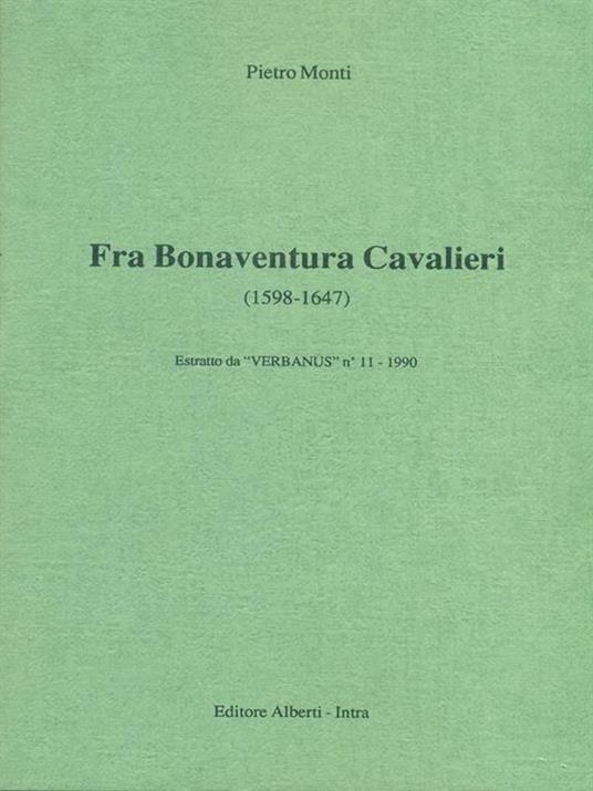 Fra Bonaventura Cavalieri - Pietro Monti - 6