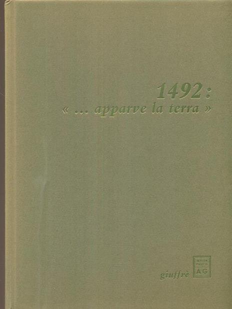 1492. apparve la terra - copertina