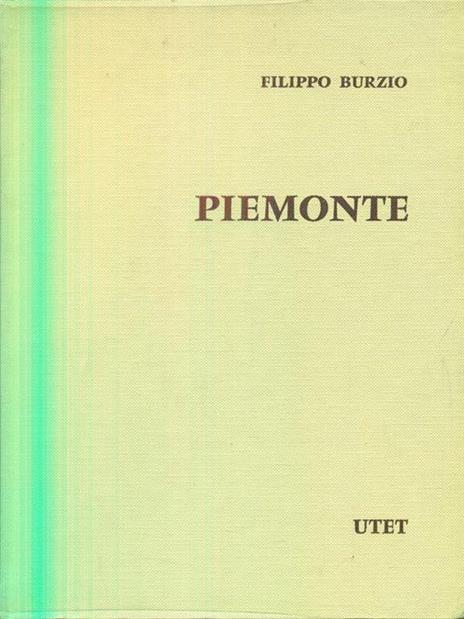 Piemonte - Filippo Burzio - copertina