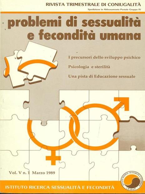 Probolemi di sessualità e fecondità umanan. 1. Marzo 1989 - copertina