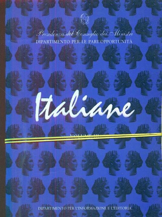 Italiane. 3 volumi - copertina