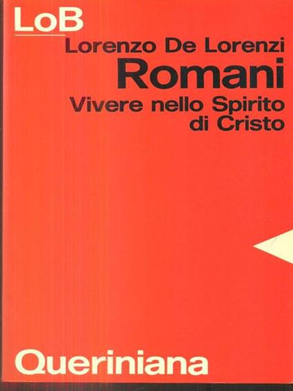 Romani - Lorenzo De Lorenzi - copertina