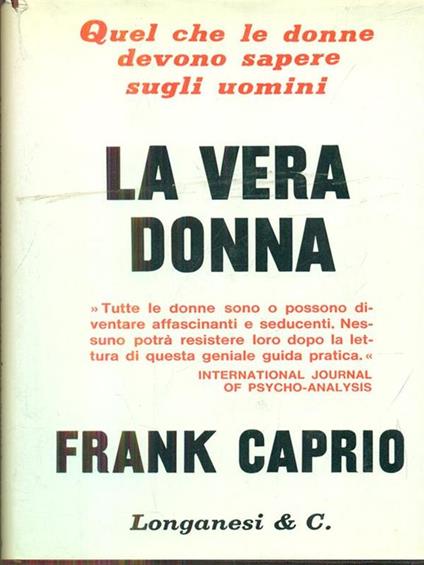 La vera donna - Frank S. Caprio - copertina