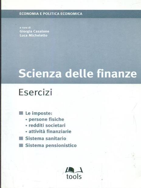 Scienza delle finanze. Esercizi - 10