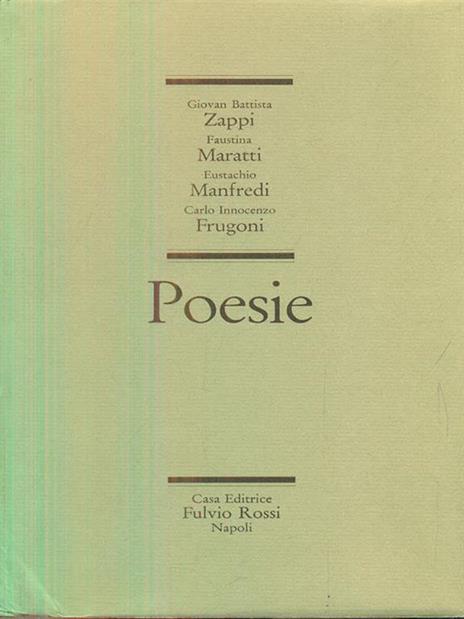 Poesie - copertina