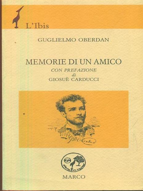 Memorie di un amico - copertina