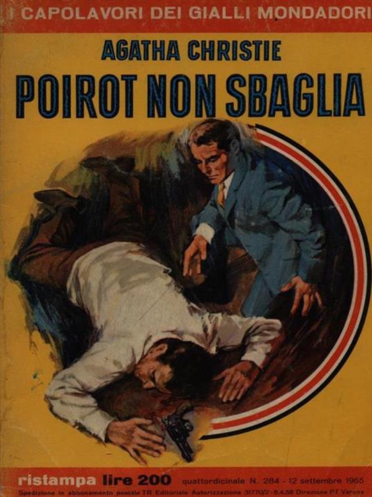 Poirot non sbaglia - Agatha Christie - copertina